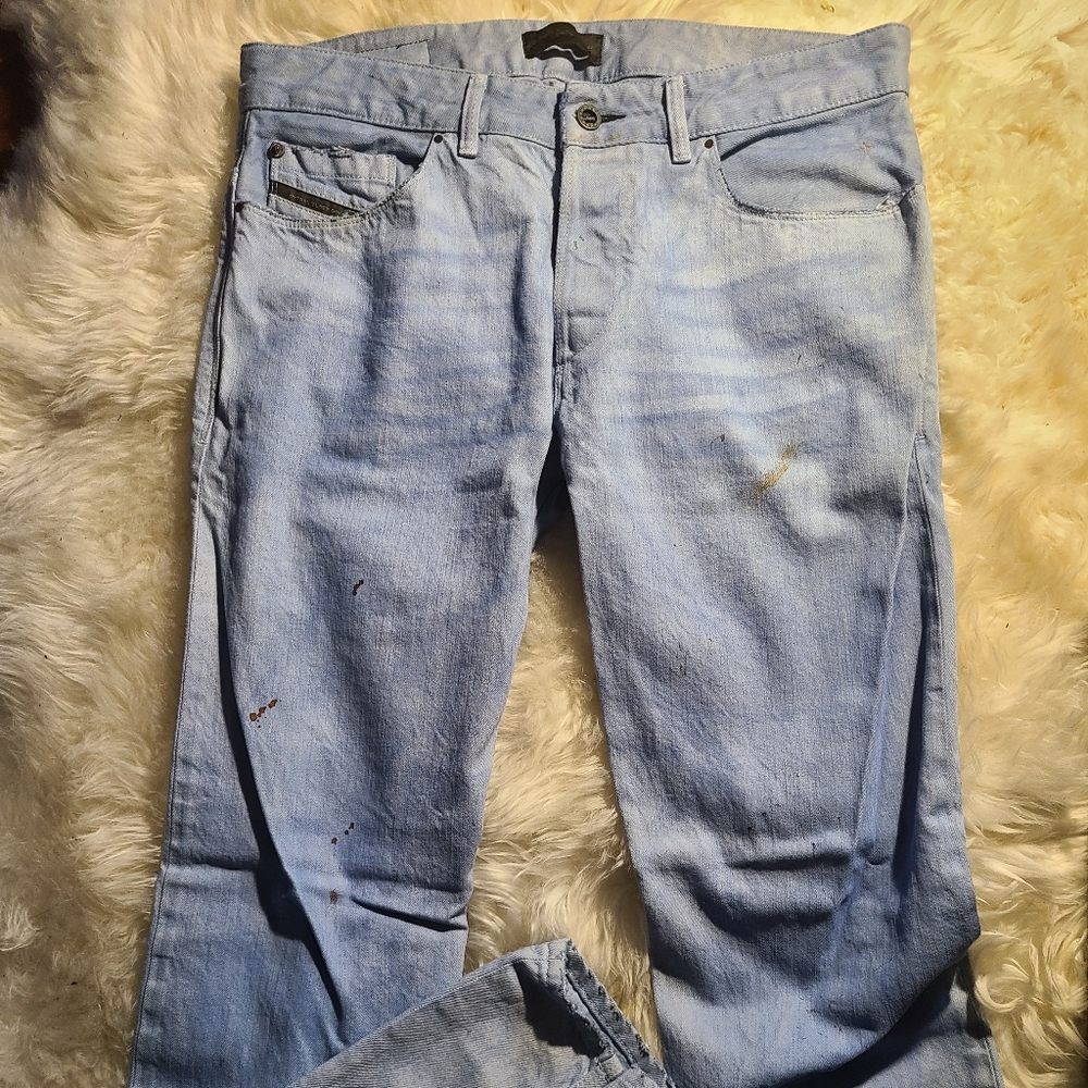 Diesel Black Gold Blue Jeans NWOT